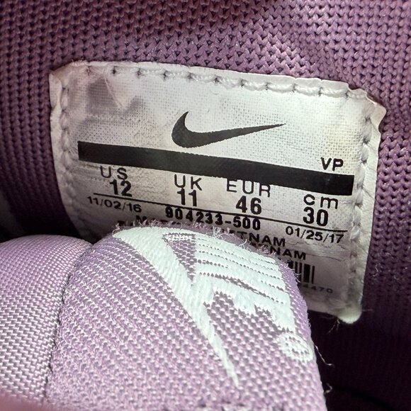 Nike Dunk High Shoes Men\'s Size 12 Violet Dust Purple Suede High Lace Athletic main image 8